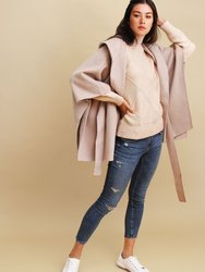 Jackson Landing Wool Blend Cape Coat - Sand