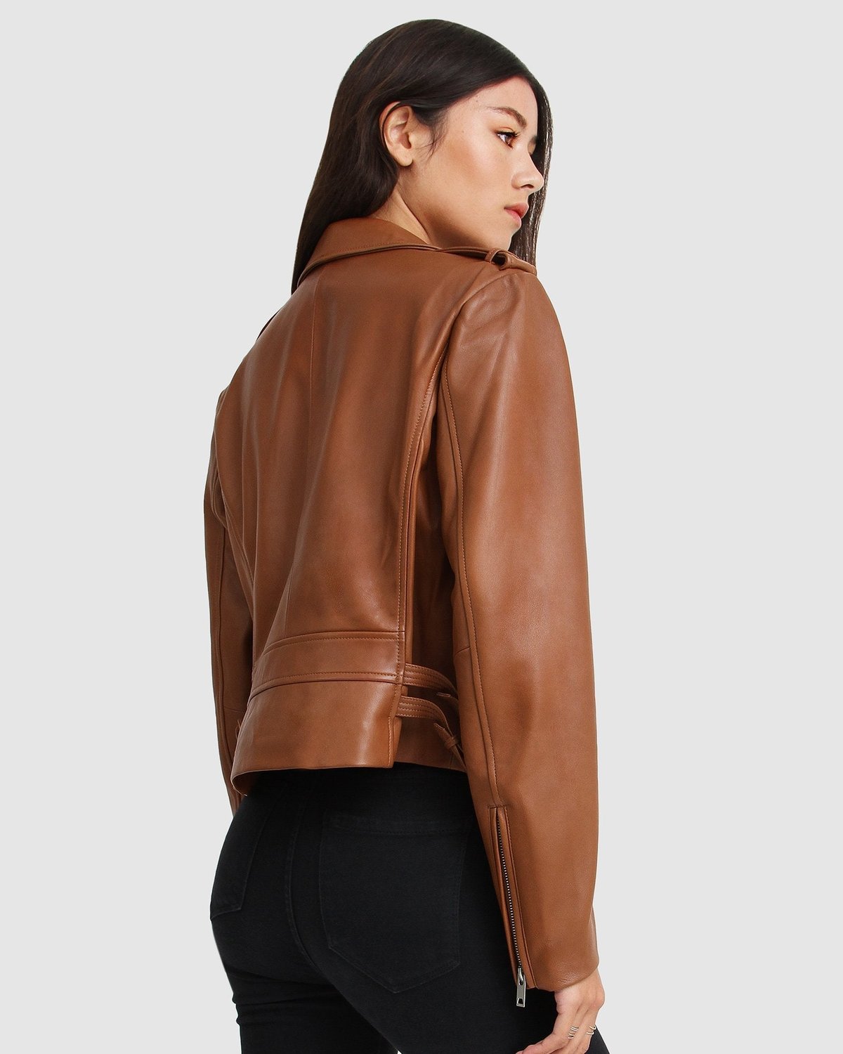Belle & Bloom BFF Belted Leather Jacket - Reitmans