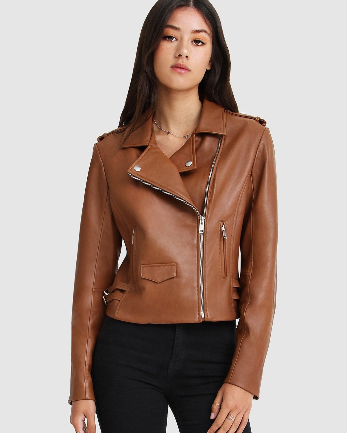 Belle & Bloom Just Friends Leather Jacket - Rwco