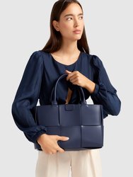 Long Way Home Woven Tote - Navy - Navy