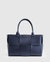 Long Way Home Woven Tote - Navy