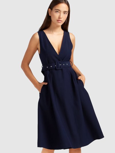 Belle & Bloom Miss Independence Midi Dress - Navy product