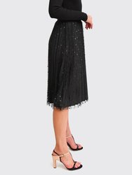 Mixed Feeling Reversible Skirt - Black