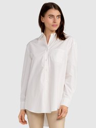 My Girl Oversized Shirt - White - White