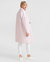 Publisher Double-Breasted Wool Blend Coat - Pale Pink