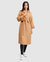 Stay Wild Oversized Wool Coat - Camel - Camel