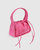 Thing Called Love Leather Handbag - Hot Pink