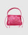 Thing Called Love Leather Handbag - Hot Pink