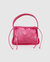 Thing Called Love Leather Handbag - Hot Pink