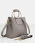 Twilight Leather Cross-Body Bag - Grey