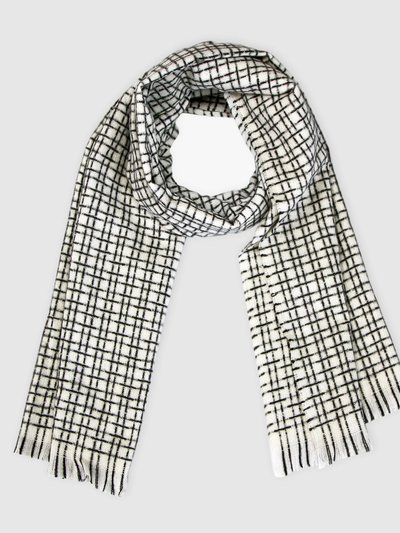 Belle & Bloom Uptown Textured Scarf - White product