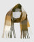 Vail Checkered Scarf - Earth - Olive