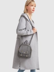 Walk This Way Wool Blend Oversized Coat - Grey