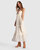 As It Was Tiered Midi Dress - Vintage White