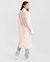 Born To Run Sustainable Sweater Coat - Pale Pink