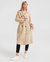 Boss Girl Double-Breasted Lined Wool Coat - Pale Oat - Pale Oat