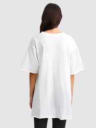 Brave Soul Oversized T-Shirt - White