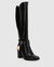 Breton Knee High Boot - Black