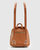 Camila Leather Backpack - Brown