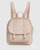 Camila Leather Backpack - Dusty Pink
