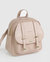 Camila Leather Backpack - Dusty Pink