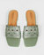 Can't Quit You Raffia Slide - Seafoam