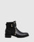 City Lights Leather Ankle Boot - Black