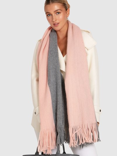 Belle & Bloom Day Dream Two toned Scarf - Pink/Grey product