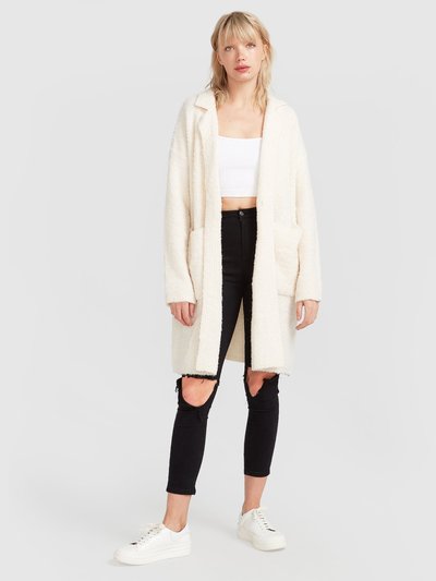 Belle & Bloom Days Go By Sustainable Blazer Cardigan - Cream product
