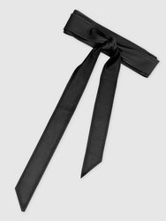 Escalate Perforated Leather Belt - Black - Black
