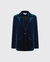 Eternity Oversized Velvet Blazer - Dark Teal