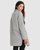 Ex-Boyfriend Wool Blend Oversized Jacket - Grey Marle