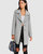 Ex-Boyfriend Wool Blend Oversized Jacket - Grey Marle