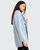 Ex-Boyfriend Wool Blend Oversized Jacket - Light Blue