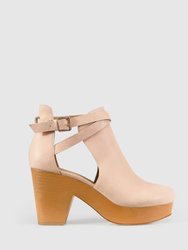 Fearless Clog Ankle Boot - Blush