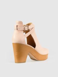 Fearless Clog Ankle Boot - Blush