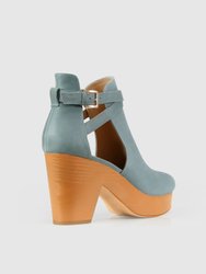 Fearless Clog Ankle Boot - Stonewash Blue