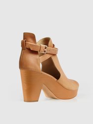 Fearless Clog Ankle Boot - Tan