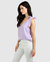 Feel For You V-Neck Top - Lilac