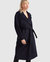 Front Runner Belted Coat - Navy