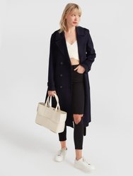 Front Runner Belted Coat - Navy