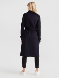 Front Runner Belted Coat - Navy