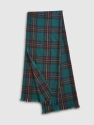 I'll Be Waiting Scarf- Green Plaid