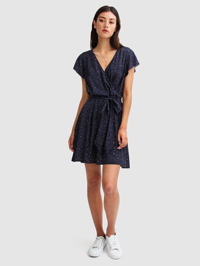 Belle & Bloom I'm The Star Wrap Dress - Navy product