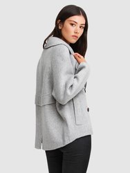 I'm Yours Wool Blend Peacoat - Grey