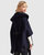 Jackson Landing Wool Blend Cape Coat - French Navy