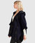 Jackson Landing Wool Blend Cape Coat - French Navy