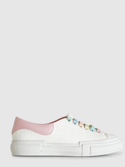 Belle & Bloom Just A Little Dream Croc Leather Sneaker - White product