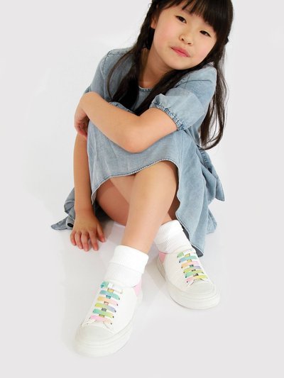 Belle & Bloom Just A Little Dream Croc Leather Sneaker - White product