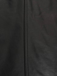 Just Friends Leather Jacket - Black